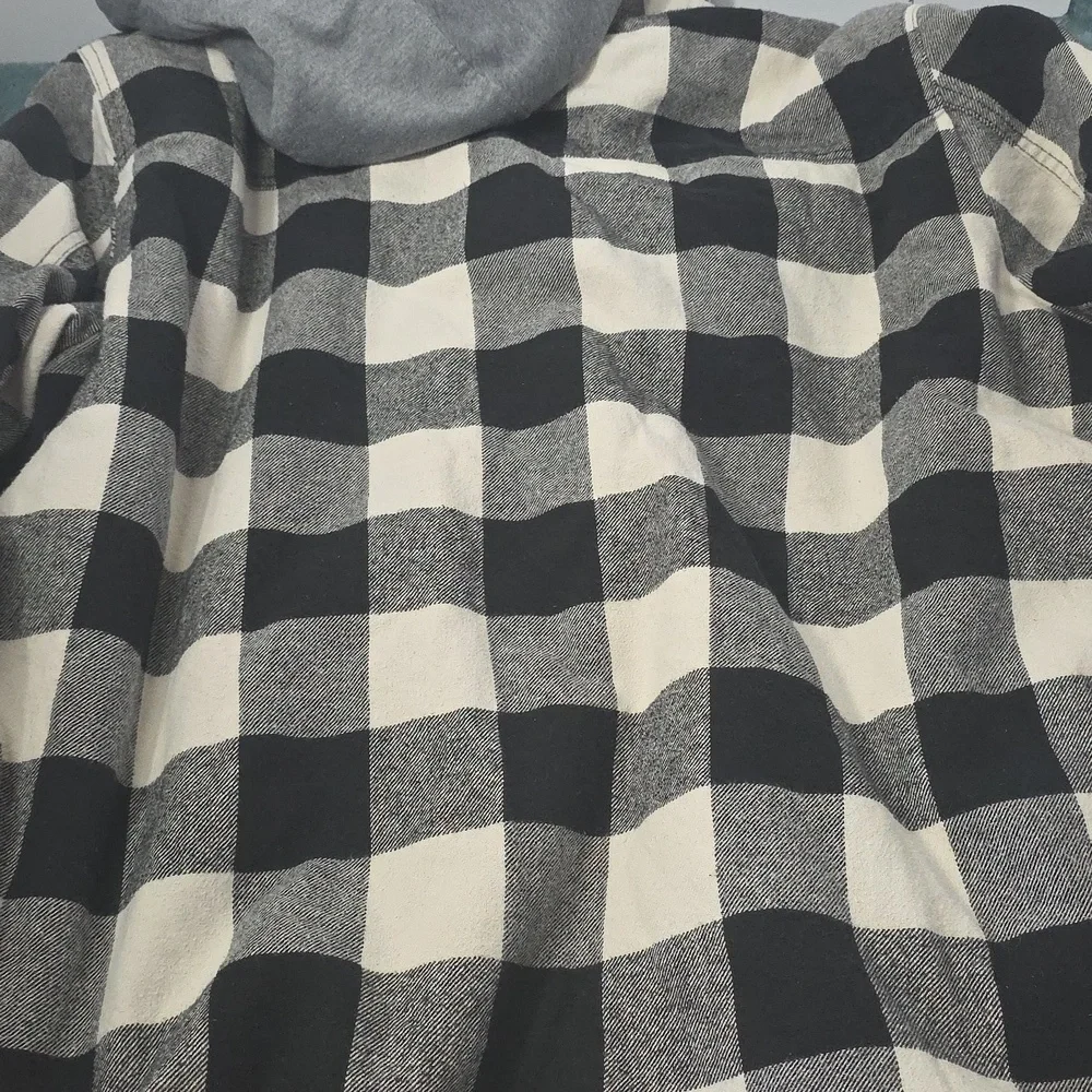 Levi's Mens Plaid Sherpa Lined Hooded Shirt Jacket